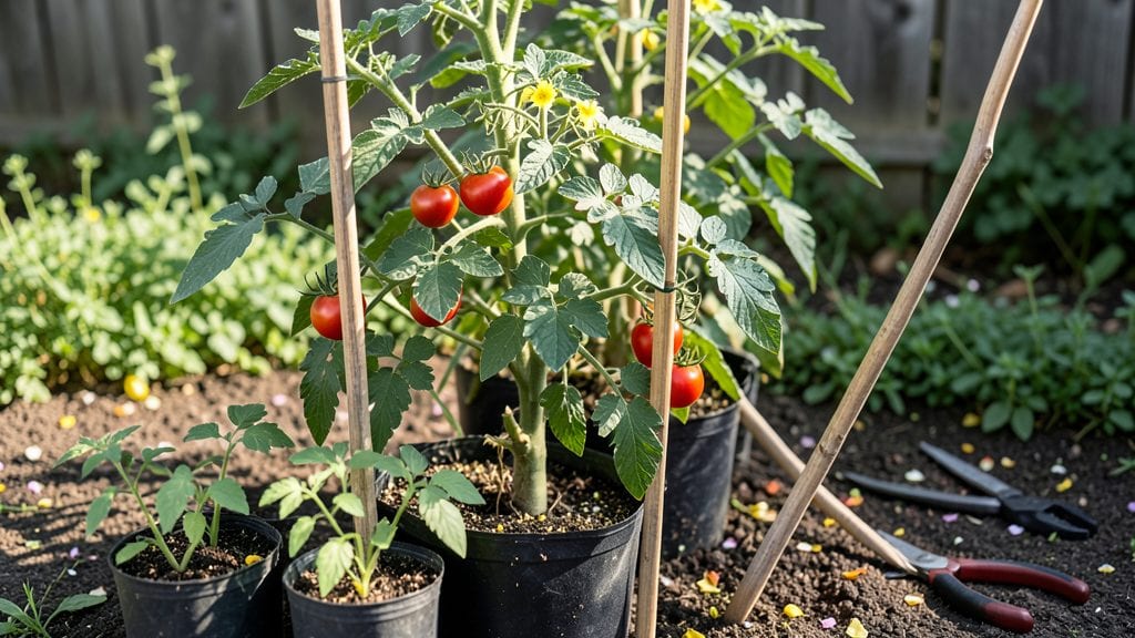 Tomato Spacing in Square Foot Gardens: Plant Density Chart and Yield Impact
